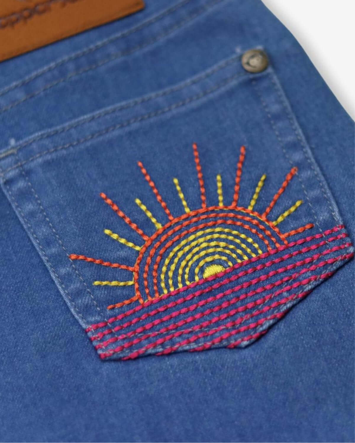 Blue Jean Rhodes Midi Denim Skirt