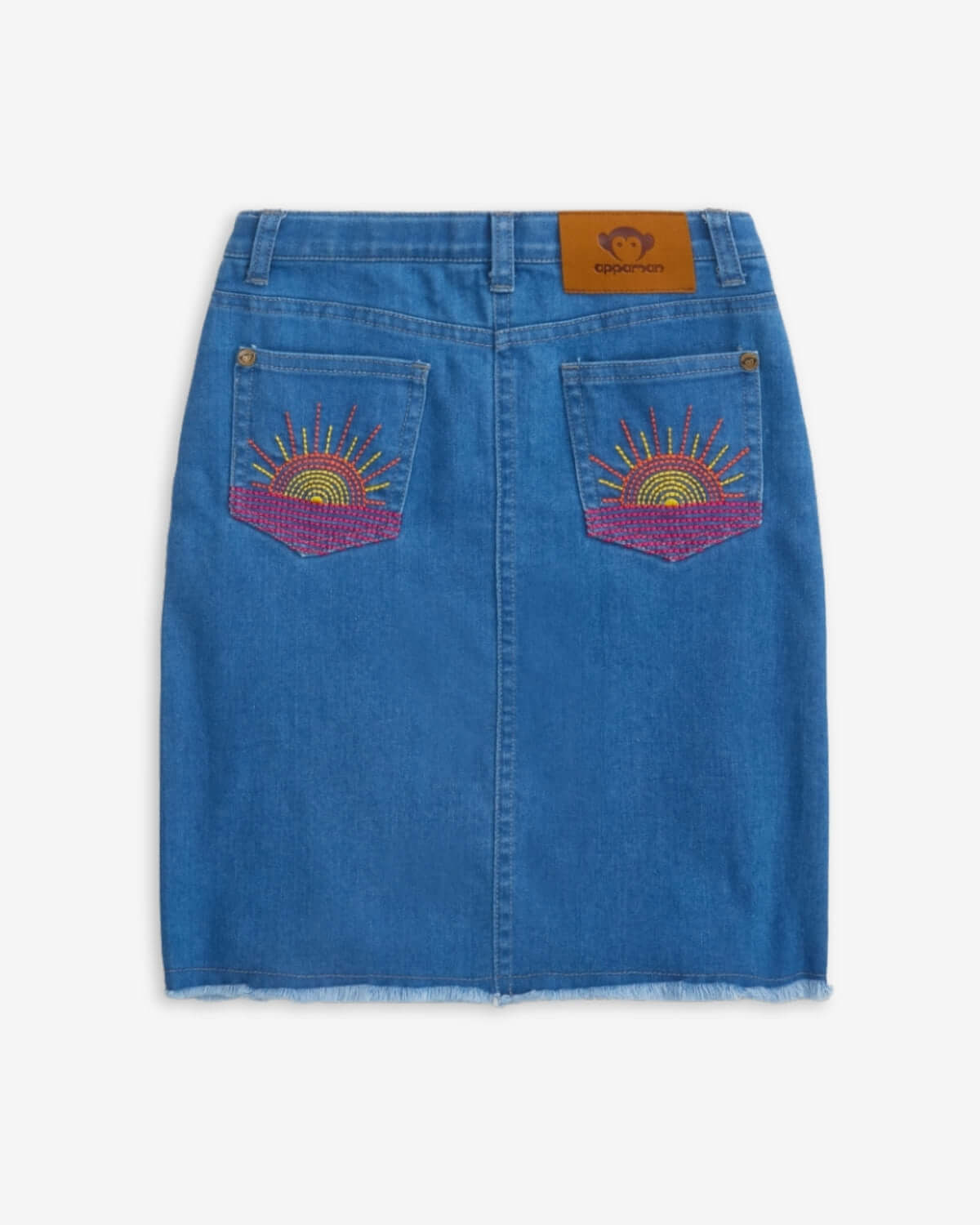 Blue Jean Rhodes Midi Denim Skirt