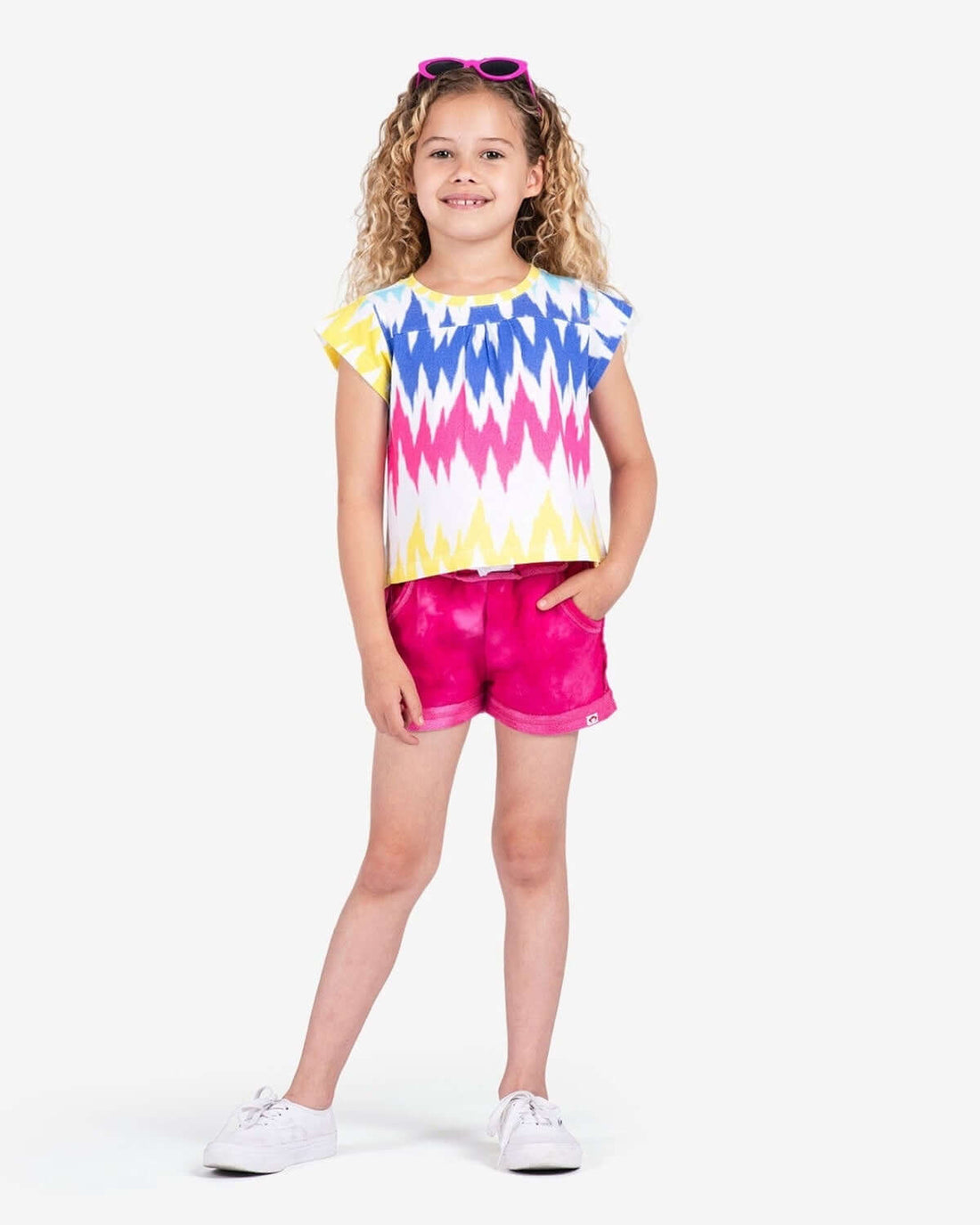Fuchsia Marble Majorca Shorts