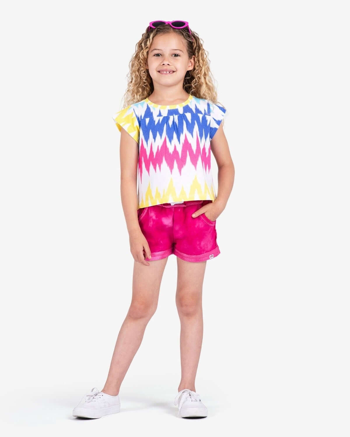 Fuchsia Marble Majorca Shorts