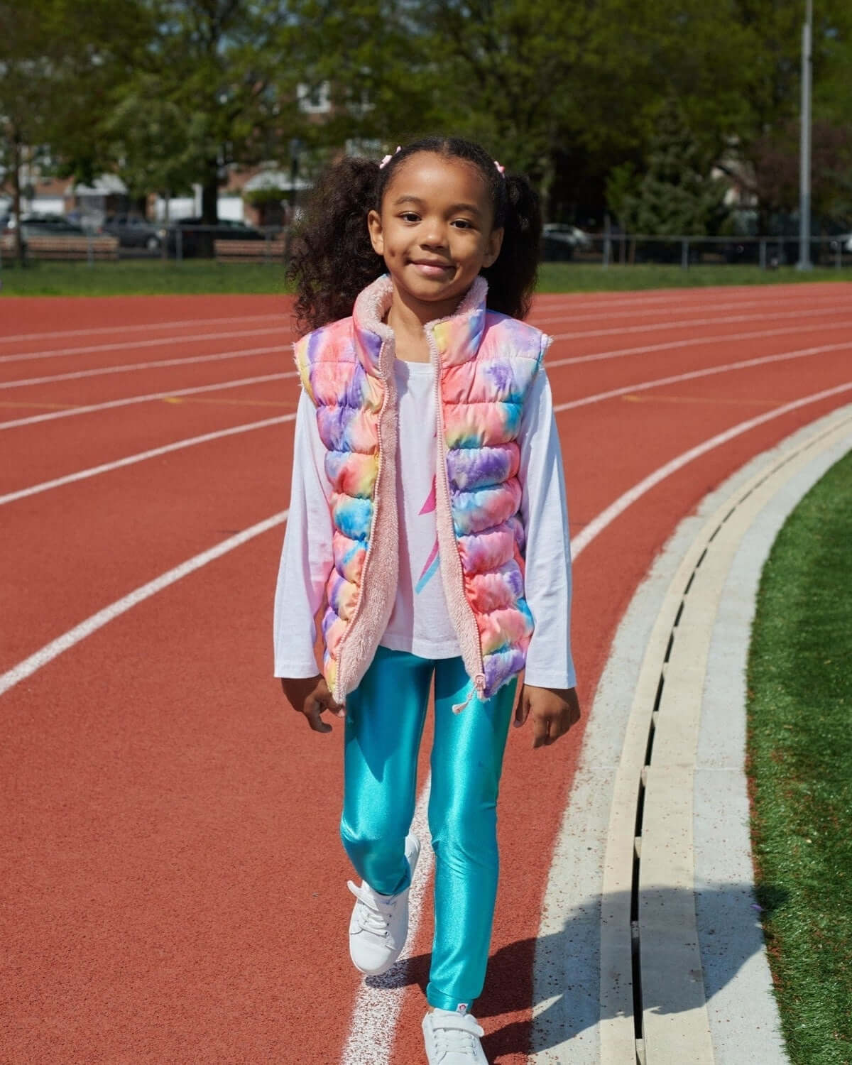 Metallic Aqua Leggings