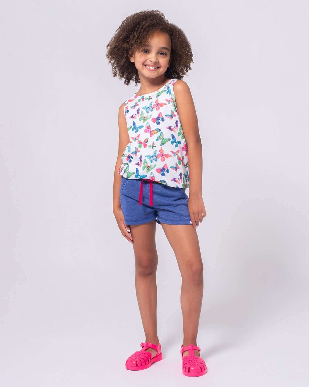 Navy Sparkle Majorca Shorts