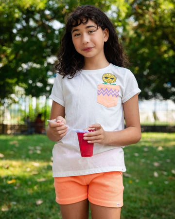 Peach Majorca Shorts