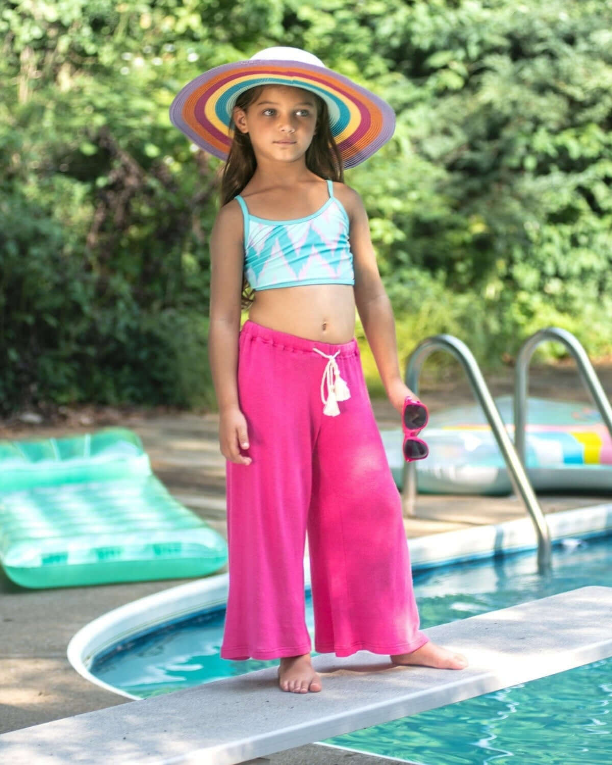 Radiant Pink Beach Pant