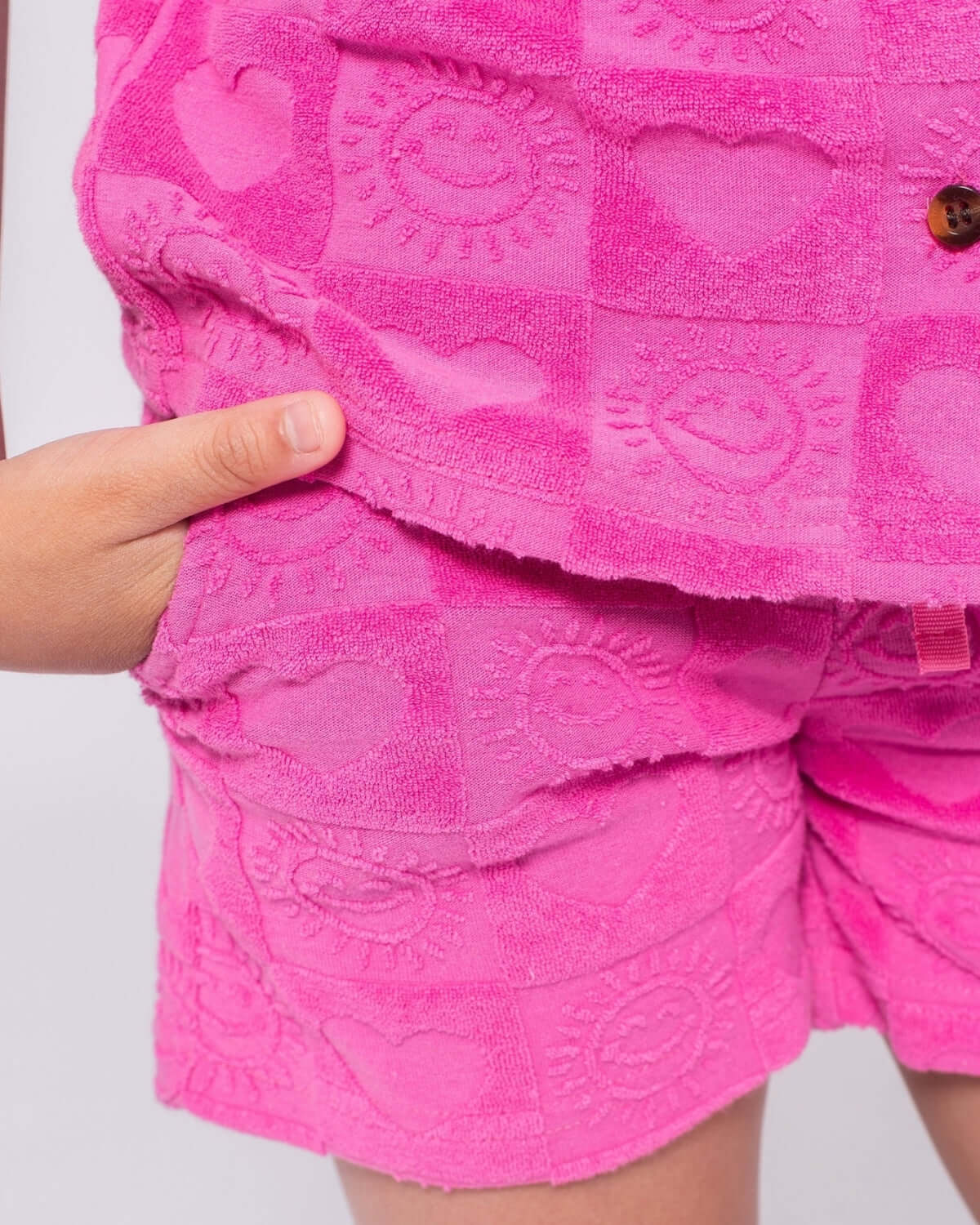 Sunny Check Resort Terry Shorts
