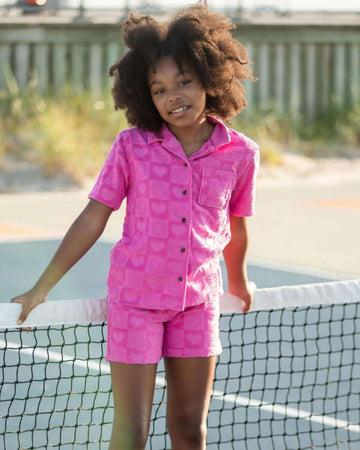 Sunny Check Resort Terry Shorts