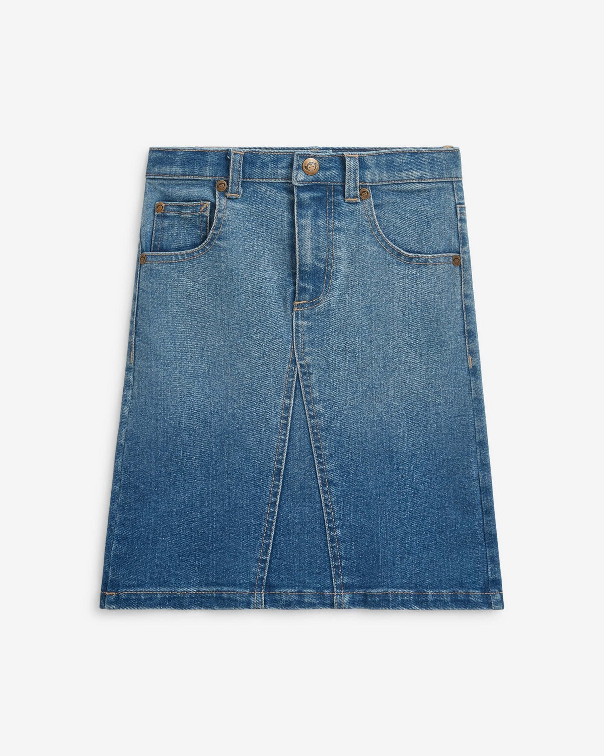 Midi Denim Skirt