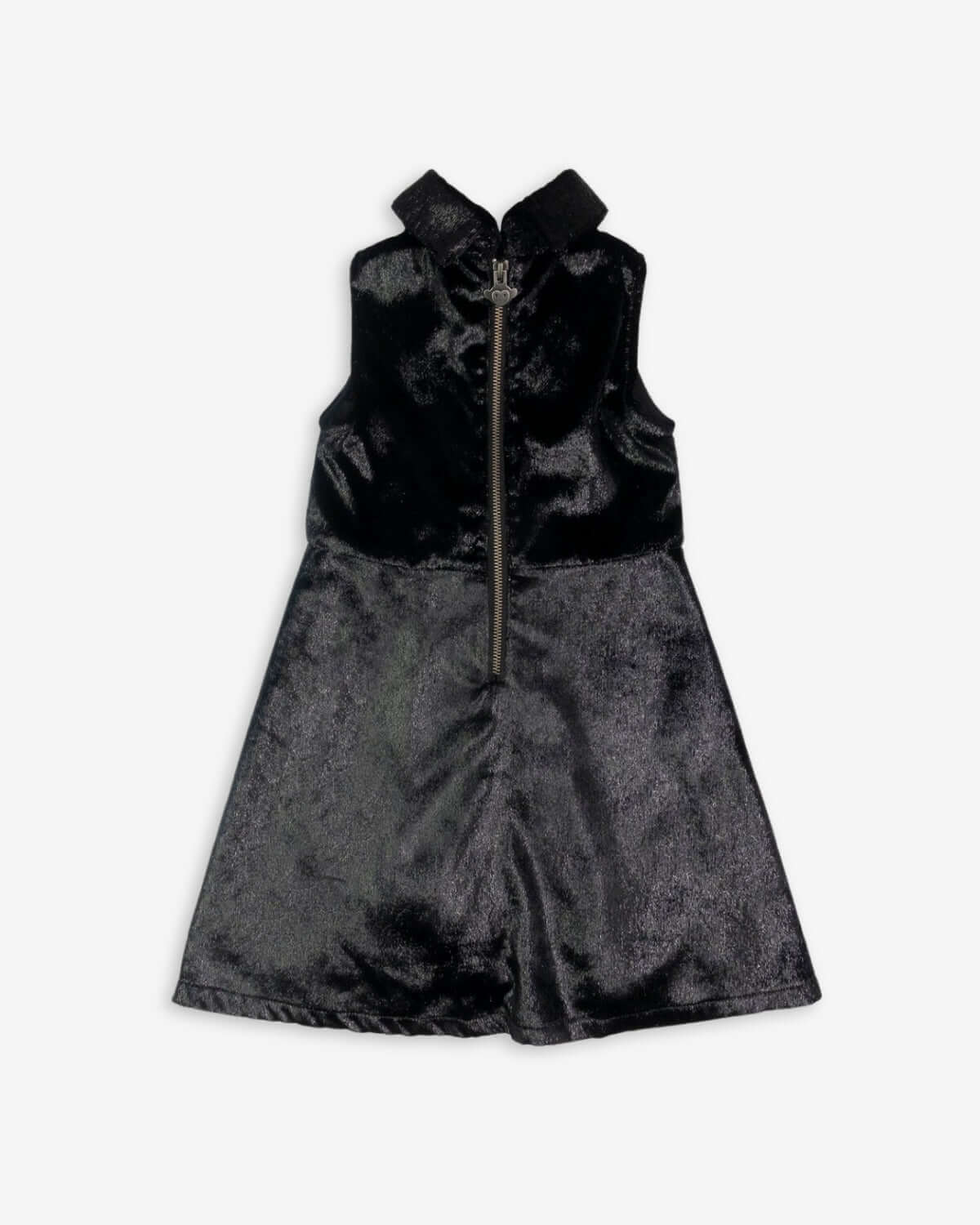 Black Velvet Tuxedo Dress