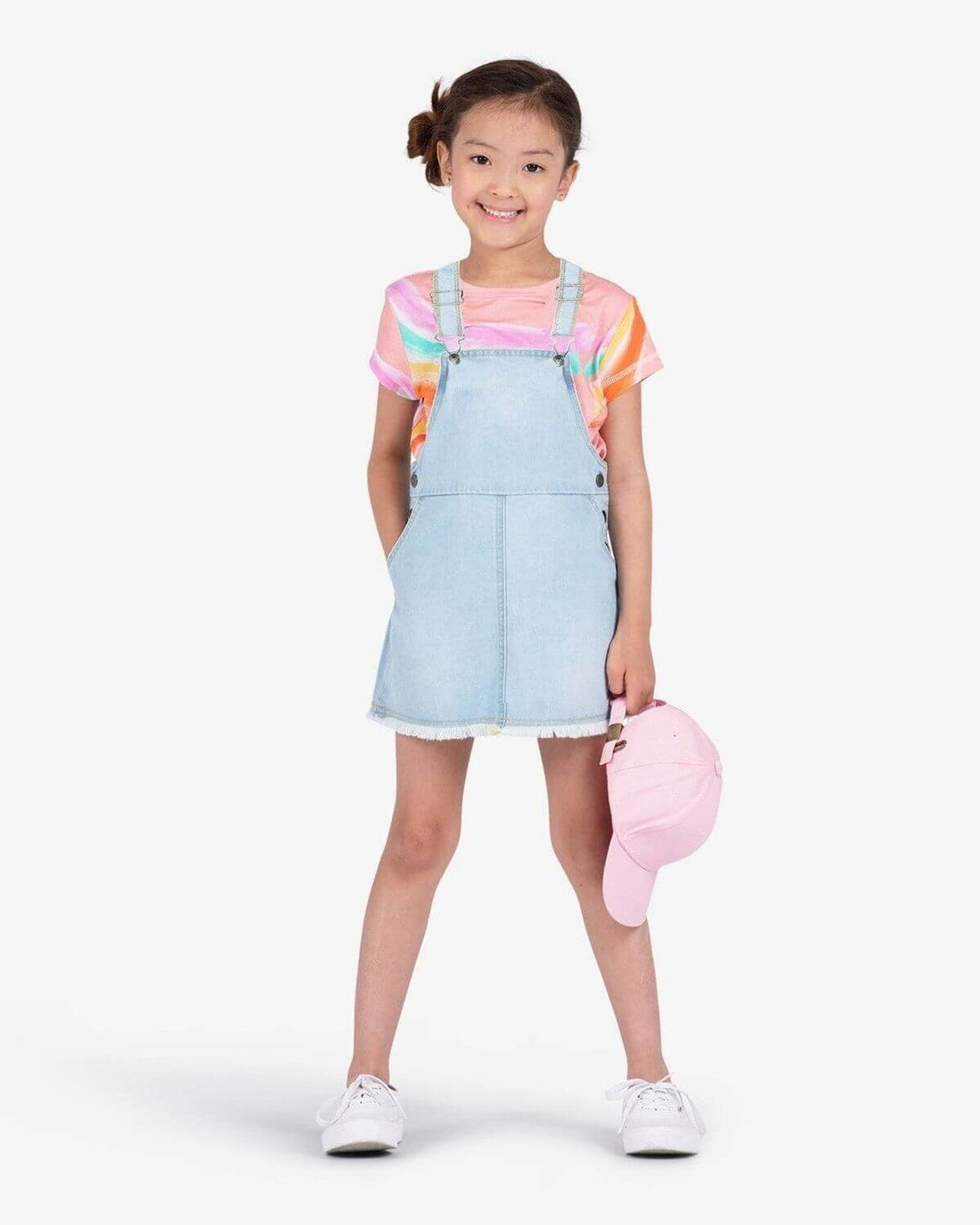 Light Blue Denim Josie Overall Dress