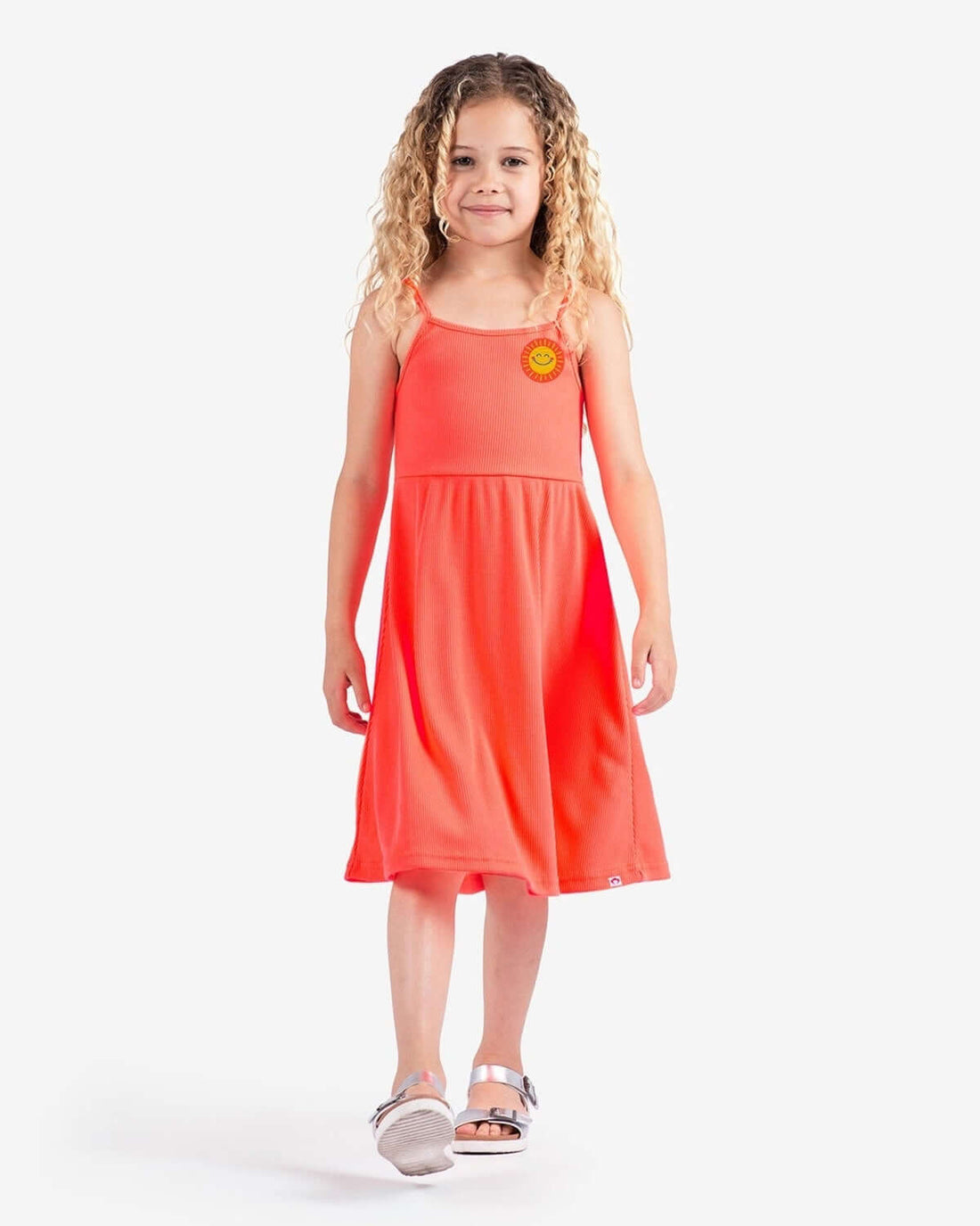 Neon Orange Carrie Dress