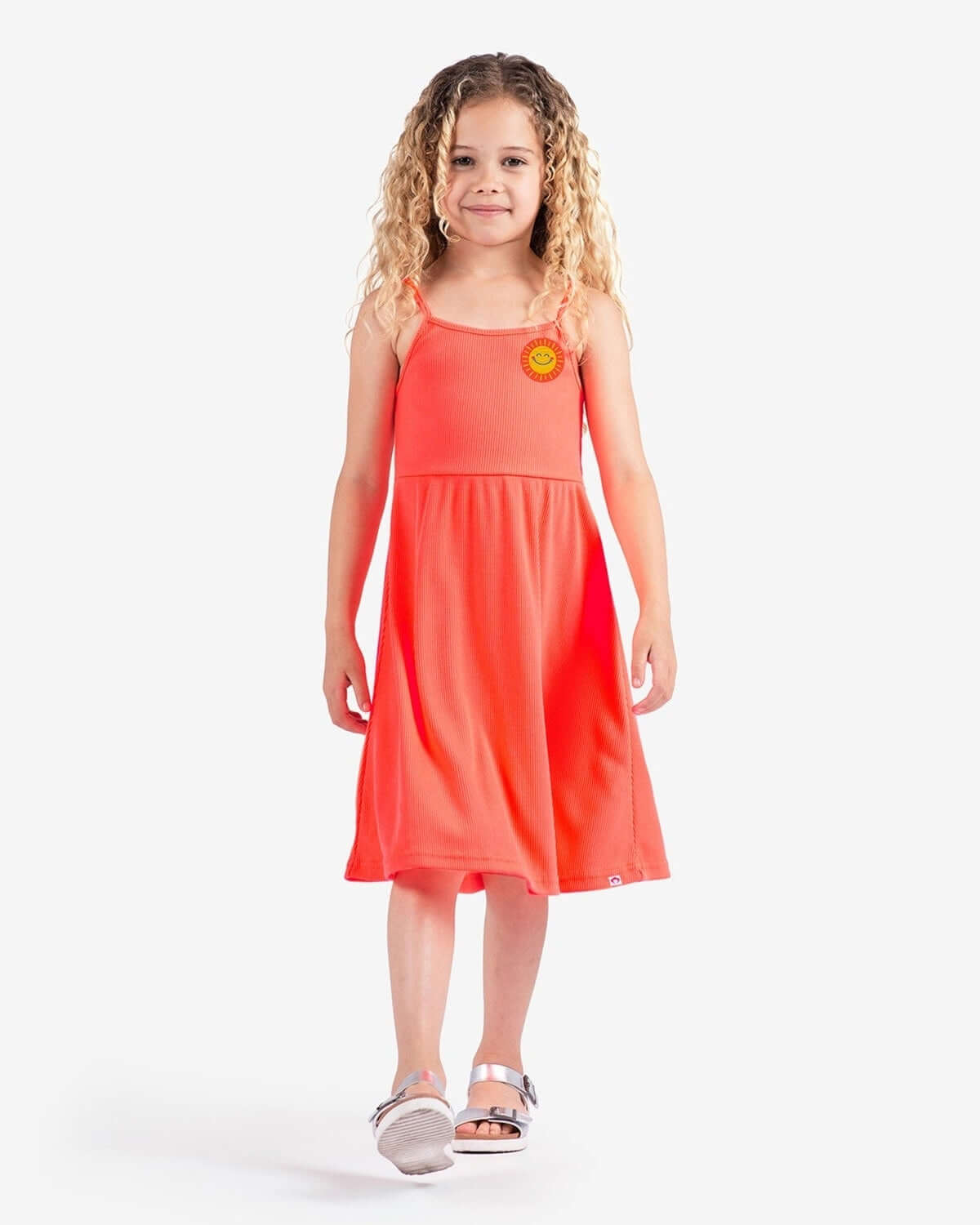 Neon Orange Carrie Dress