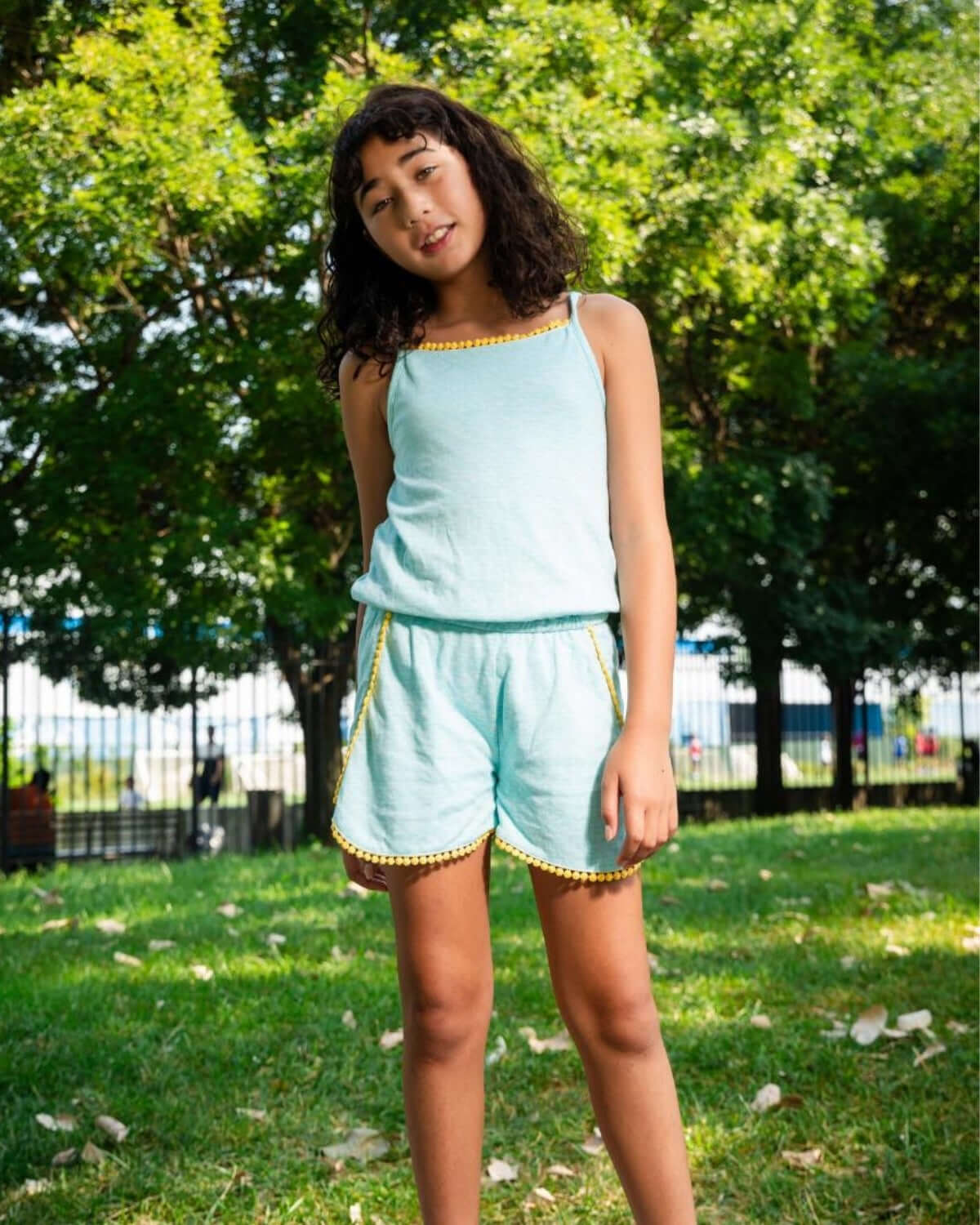Aqua Novia Romper