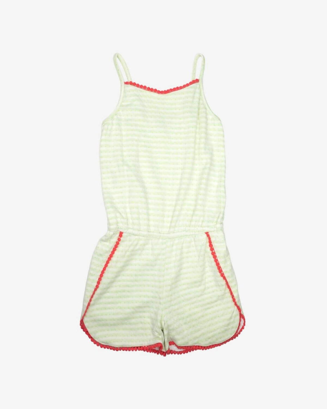 Light Green Stripe Novia Romper