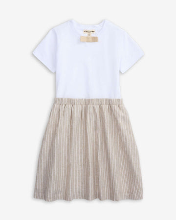 Sand Stripe Savanna T-Shirt Dress