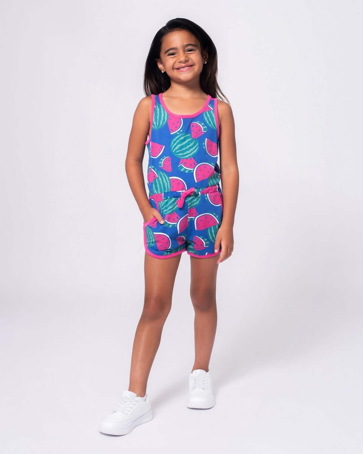 Watermelon Olivia Romper