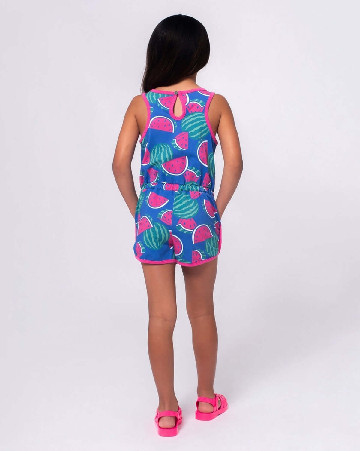 Watermelon Olivia Romper
