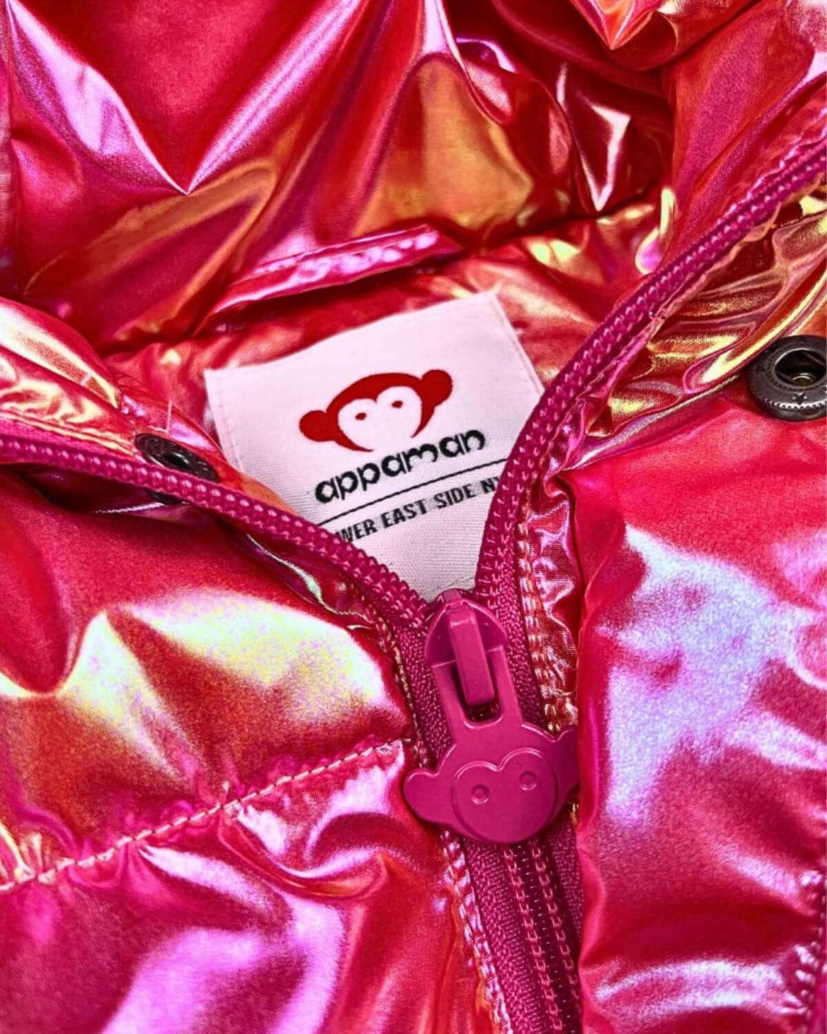 Citrus Sparkle Puffy Coat