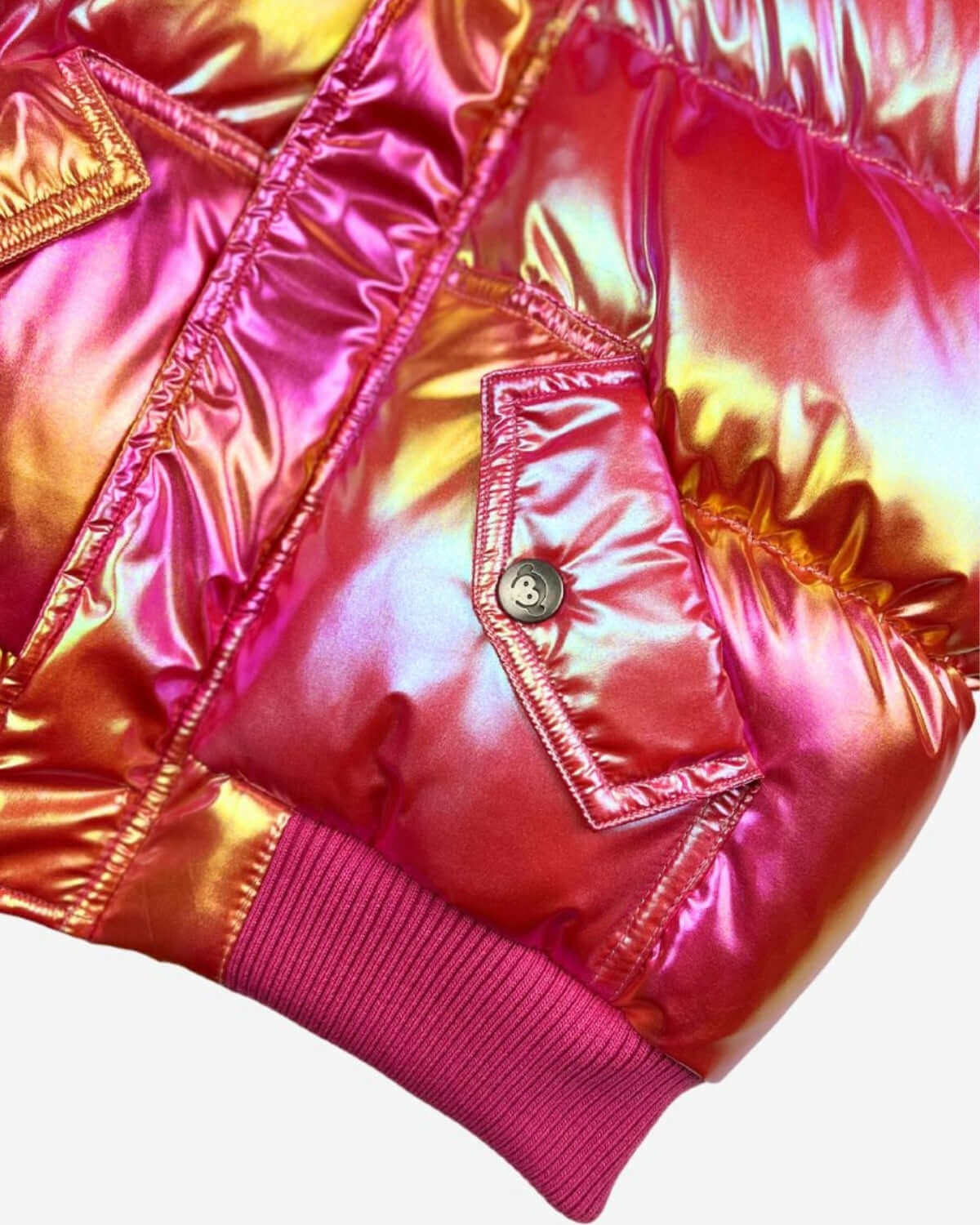 Citrus Sparkle Puffy Coat