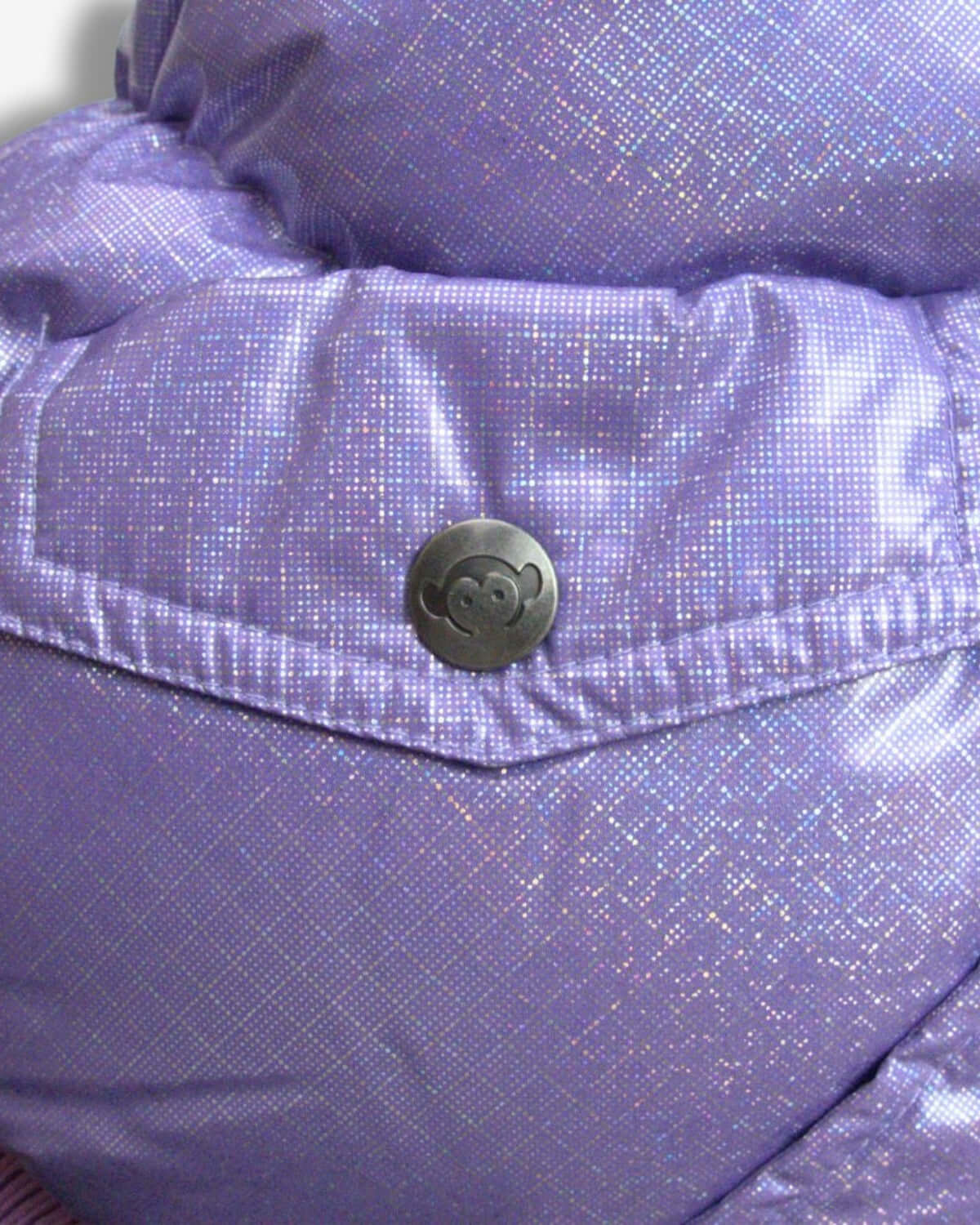Glacial Purple Puffy Coat