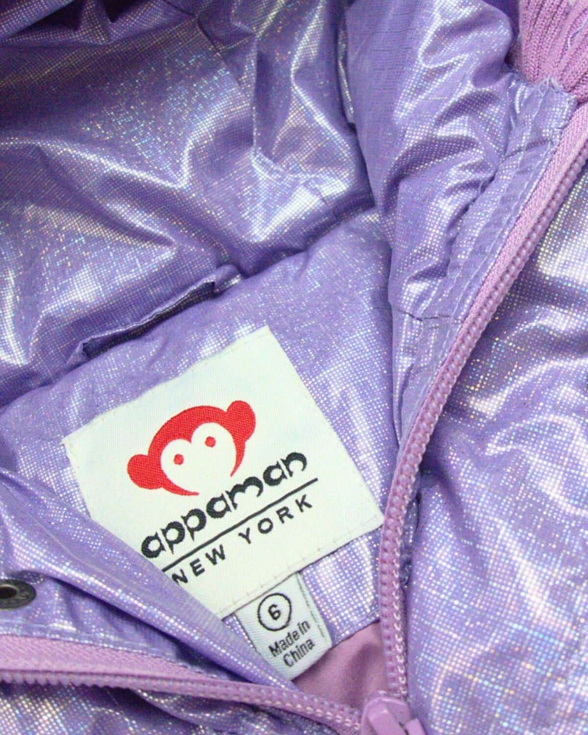Glacial Purple Puffy Coat