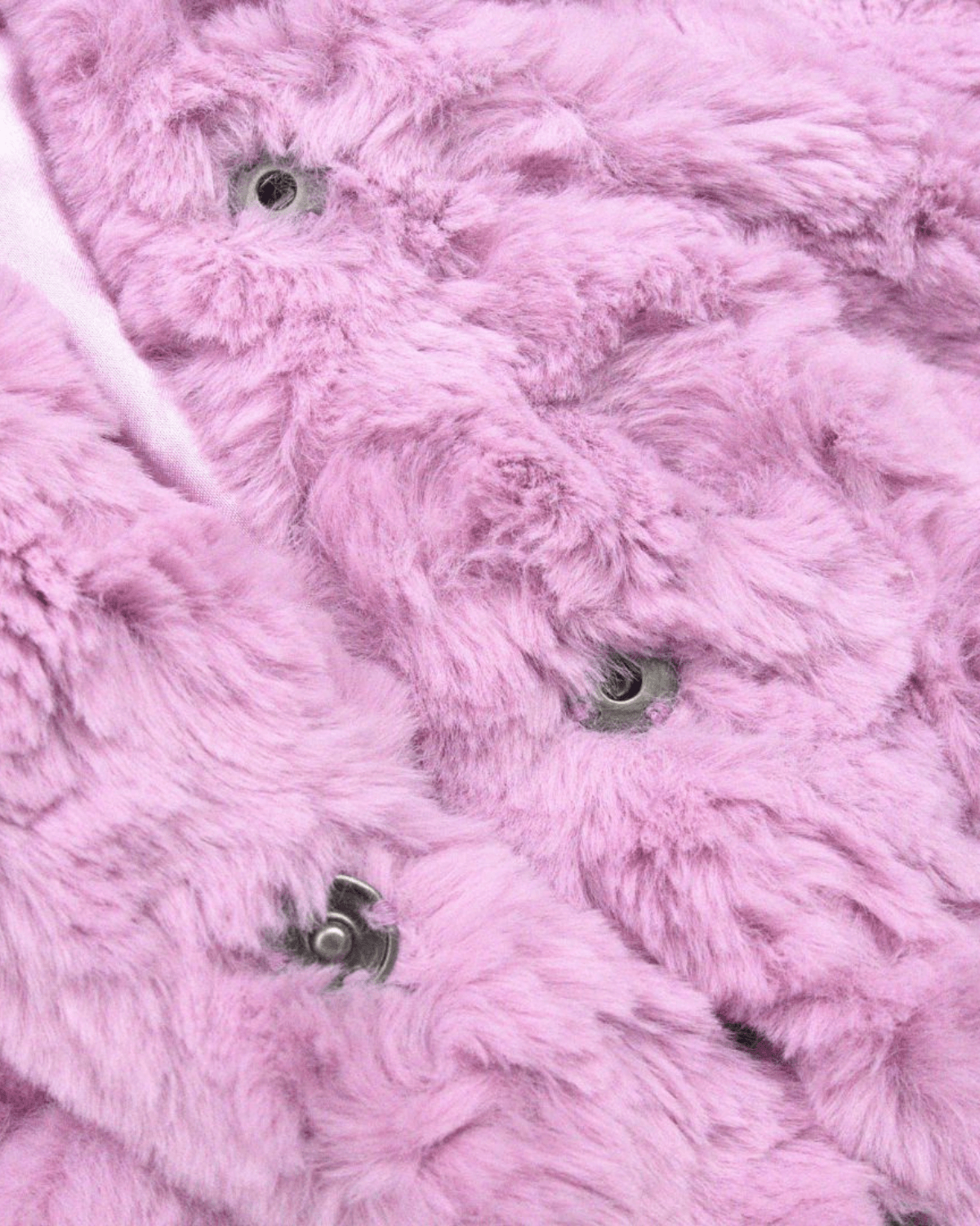 Pink Mousse Cleo Faux Fur Coat