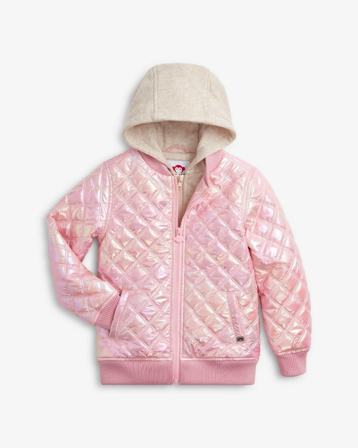 Pink Shine Bomber Jacket