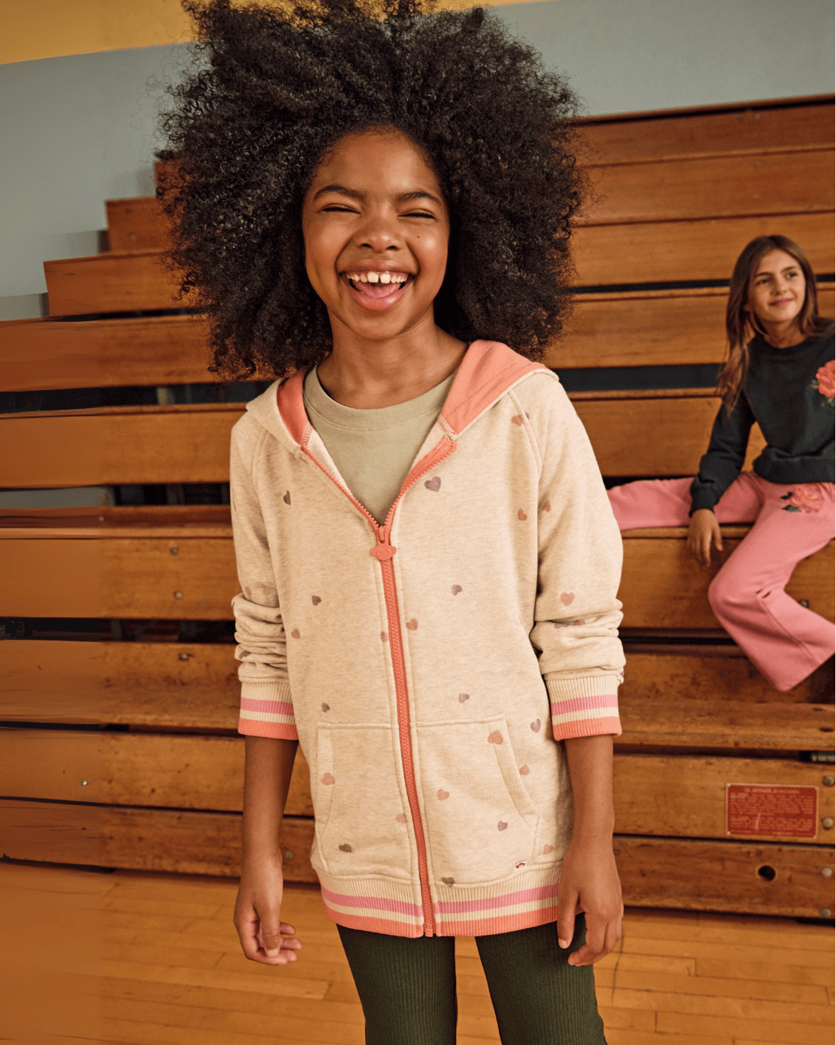 Heart Pink Sweat Set