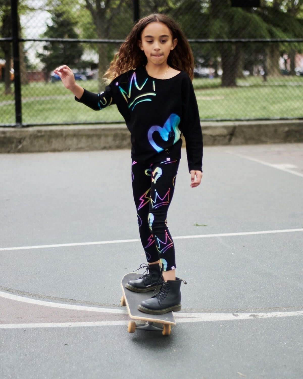 Graffiti Slouchy Sweatshirt
