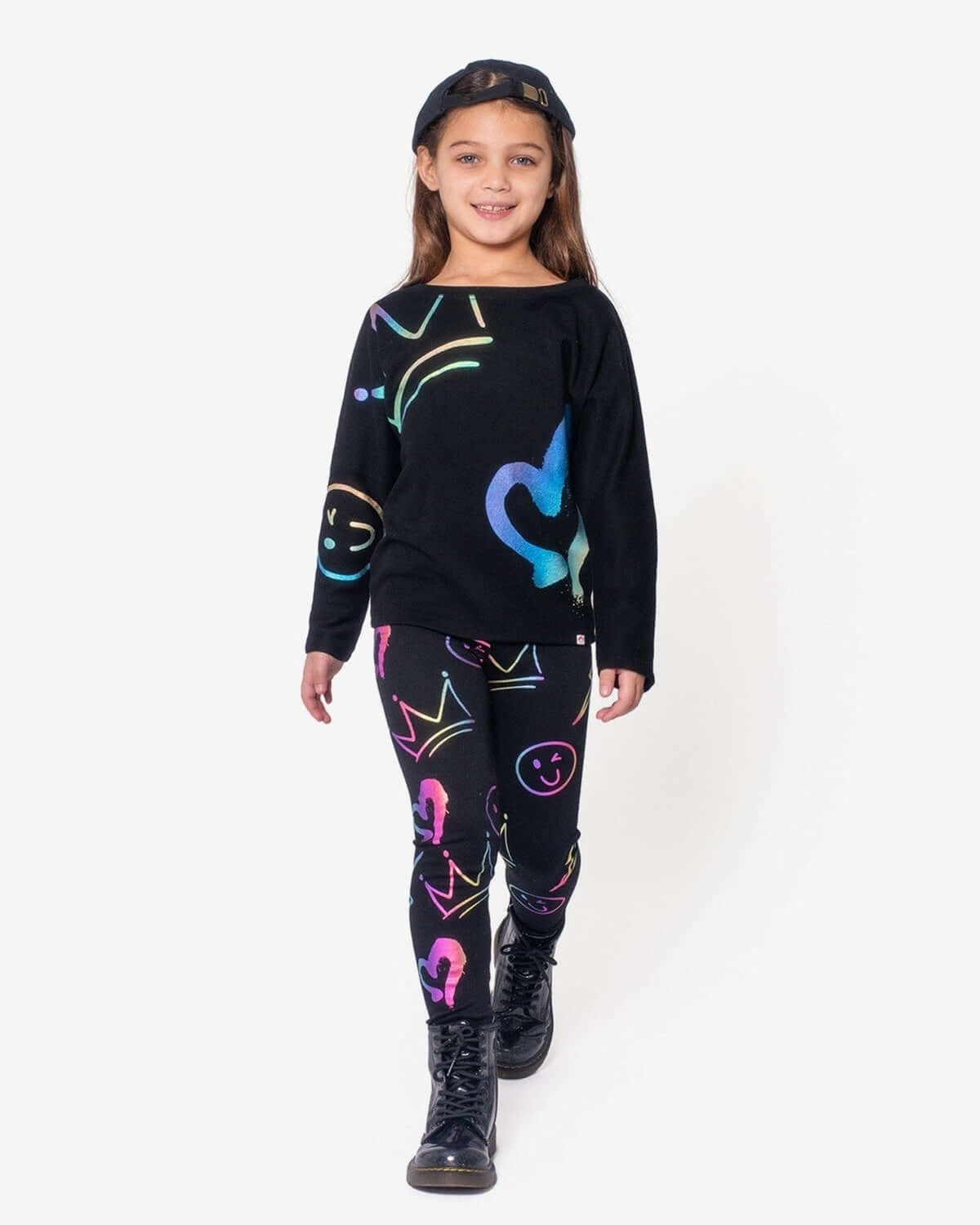 Graffiti Slouchy Sweatshirt
