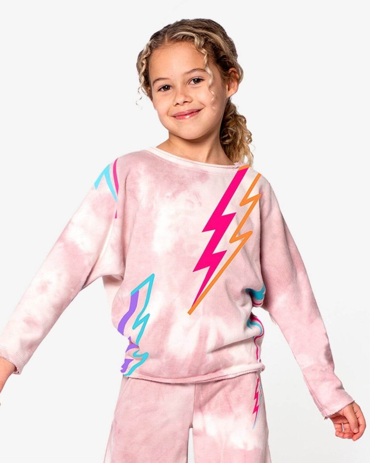 Lightning Bolt Slouchy Sweatshirt