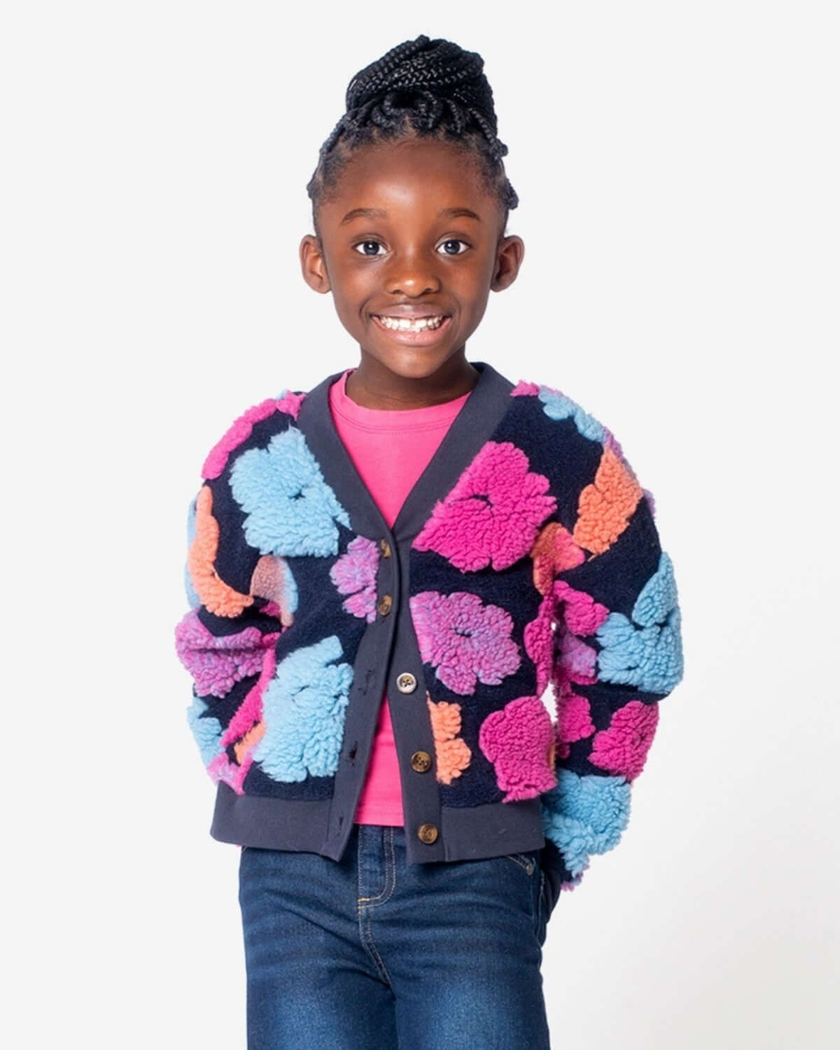 Multi Floral Raya Cardigan Set