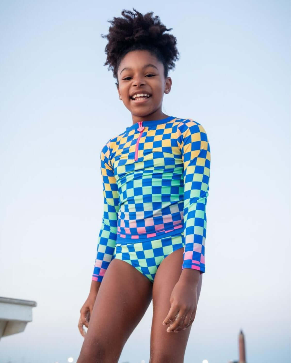 Checkerboard Oceana Rash Guard Set