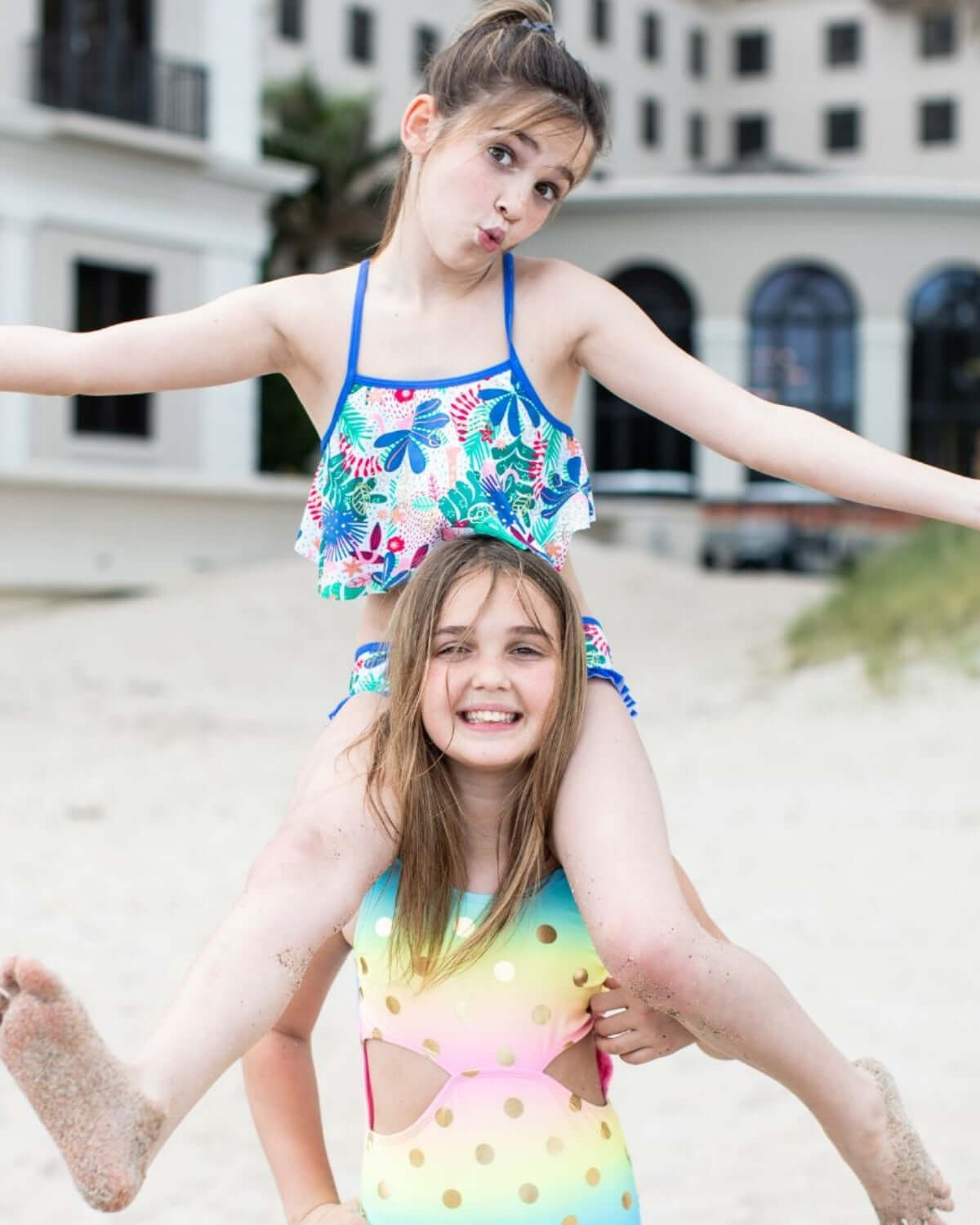 Rainbow Dots Erika Swimsuit
