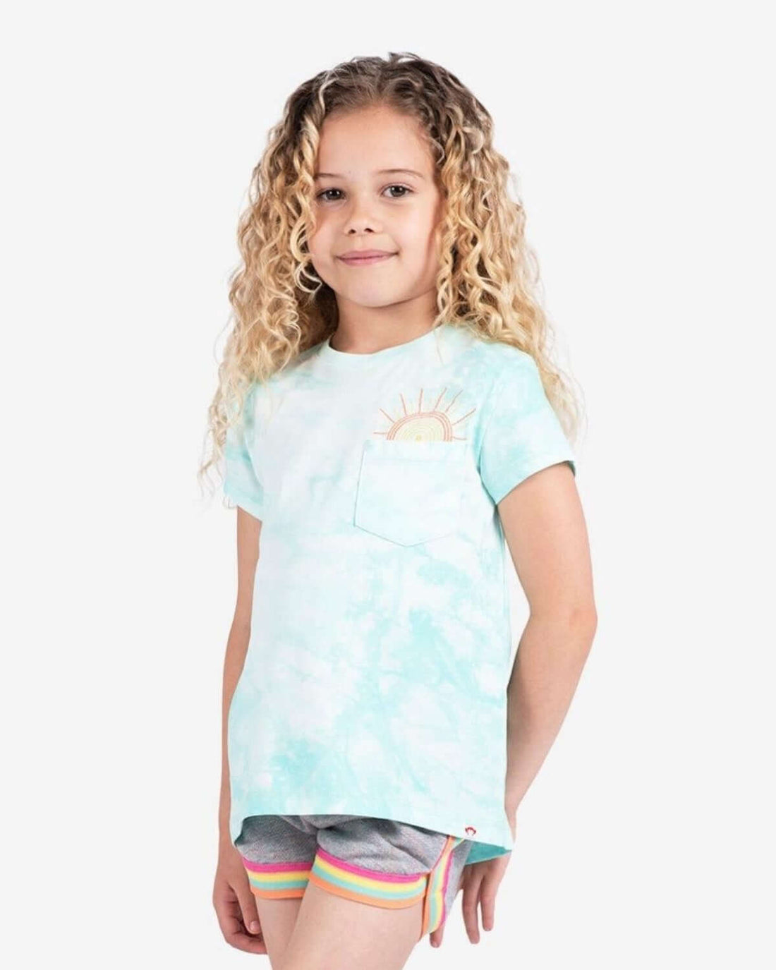 Aqua Cloud Pocket Tee
