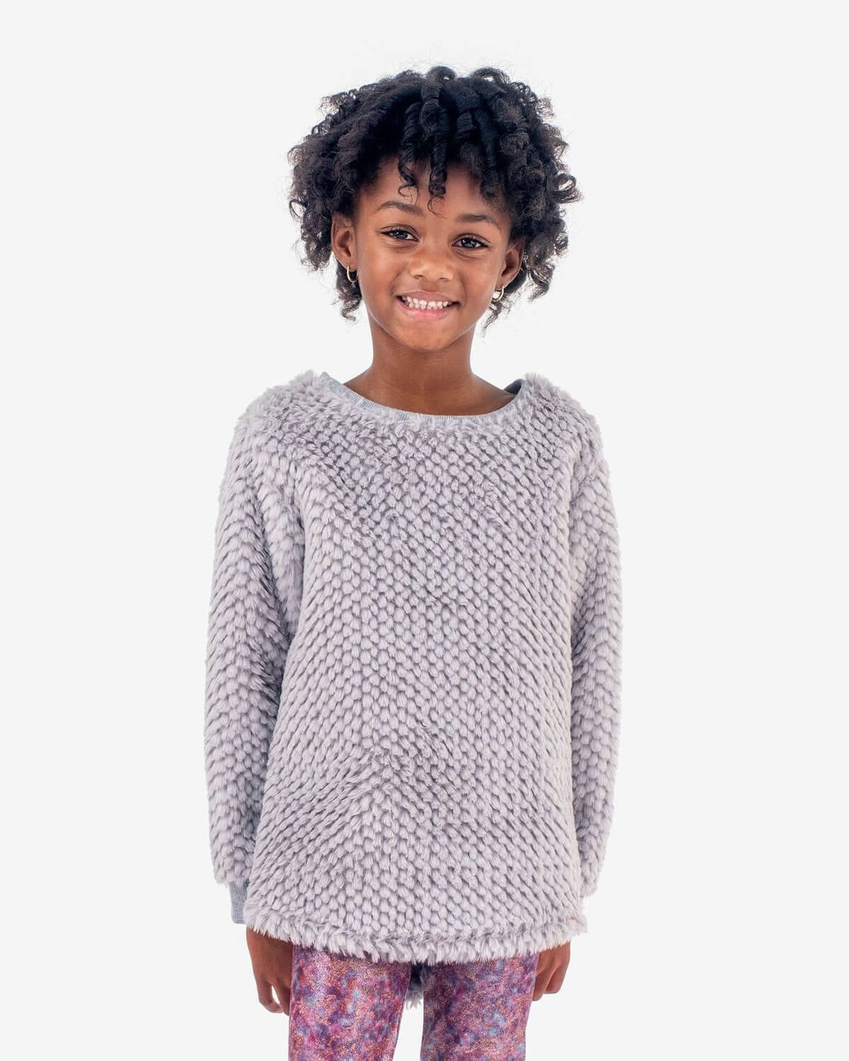 Grey Novelty Laurel Top