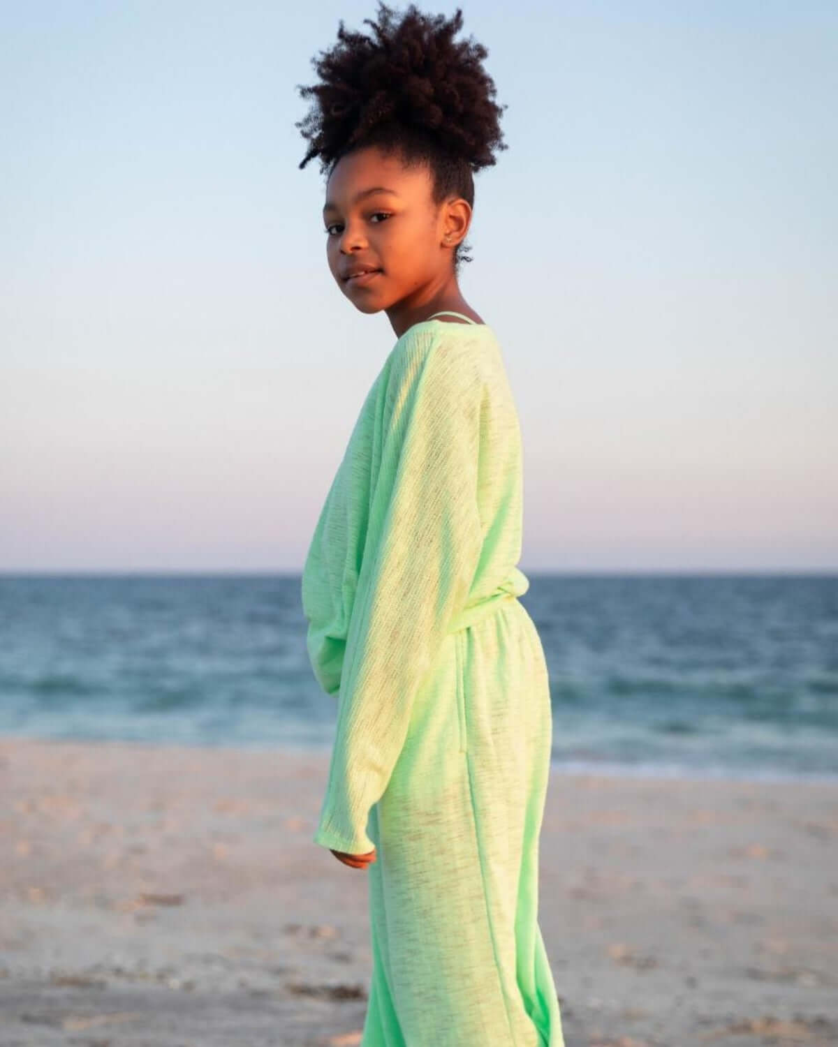 Mint Green Beach Sweater