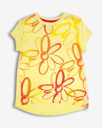 Multicolor Daisy Circle Tee