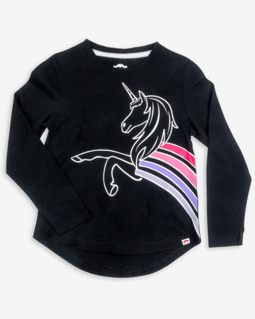 Rainbow Unicorn Elara Tee