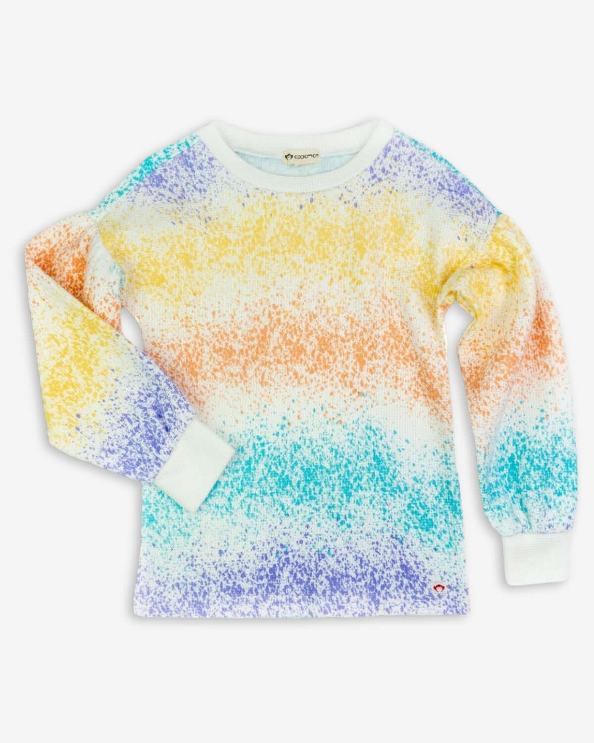 Splatter Print Sofia Top
