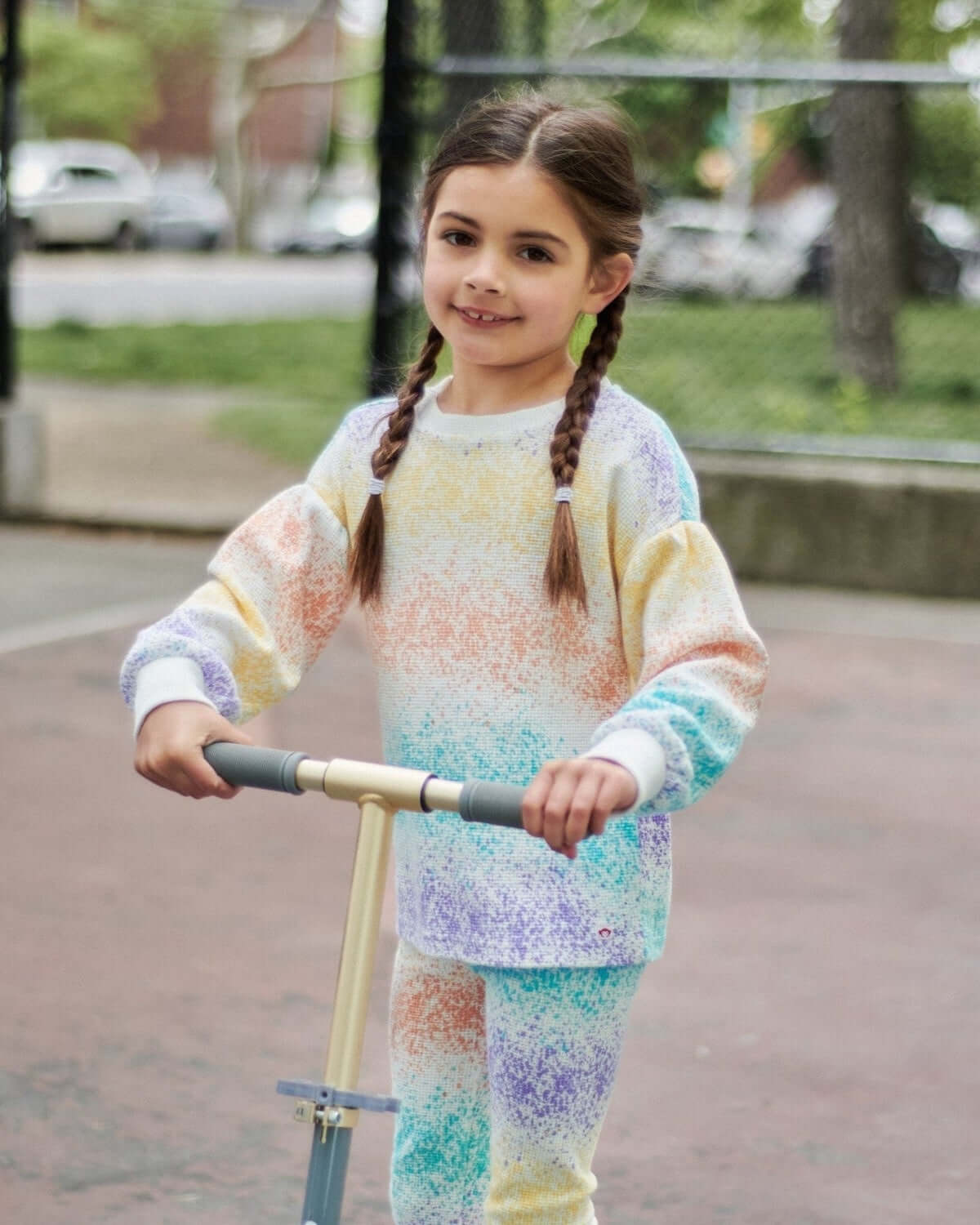 Splatter Print Sofia Top