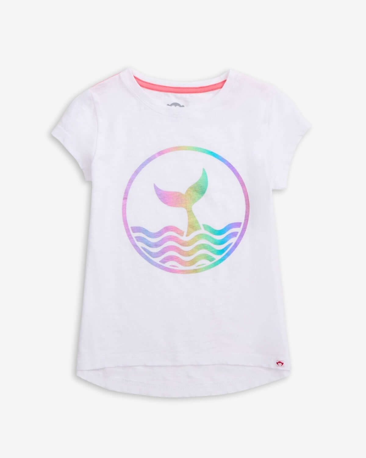 White Circle Tee