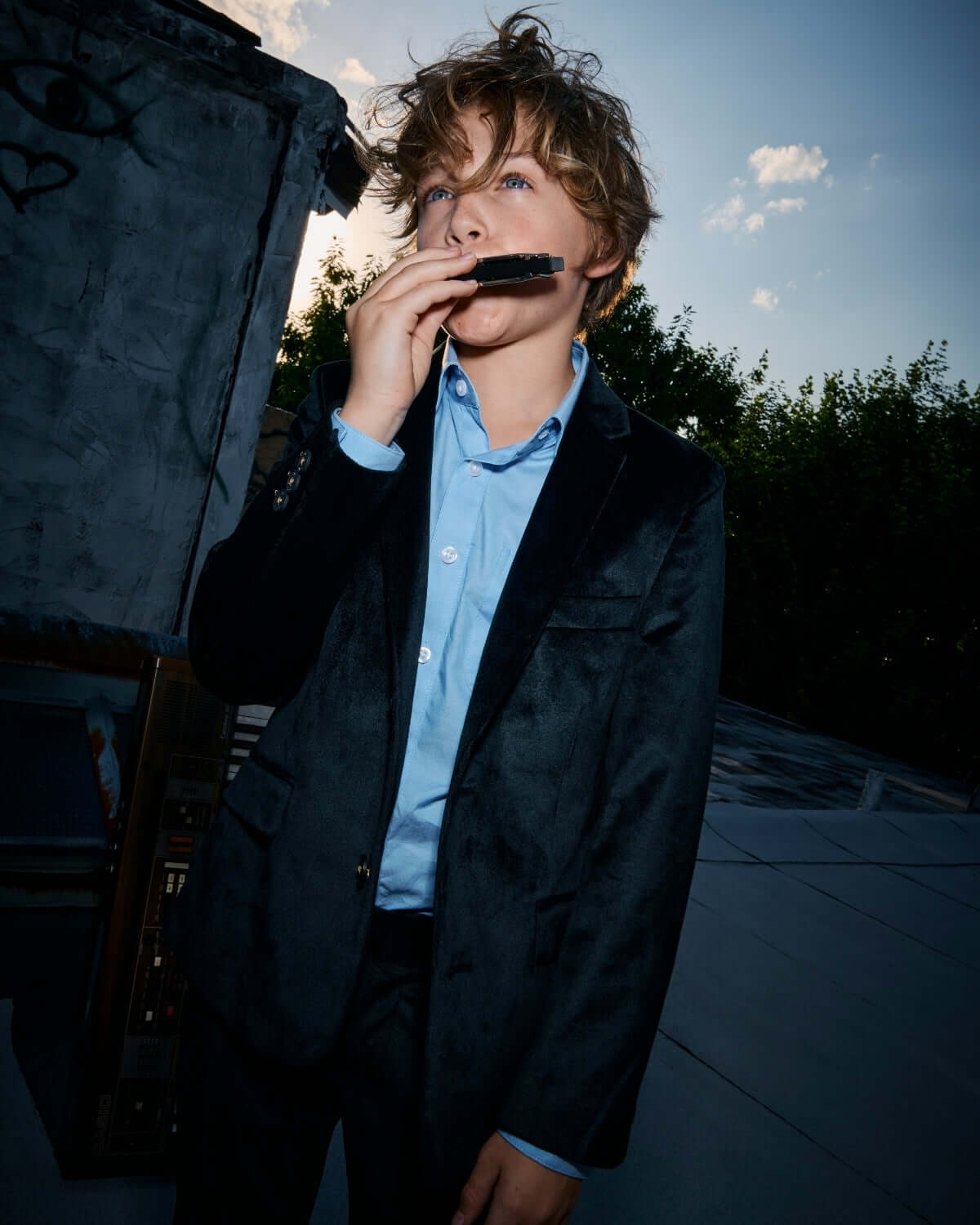 Black Velvet Suit