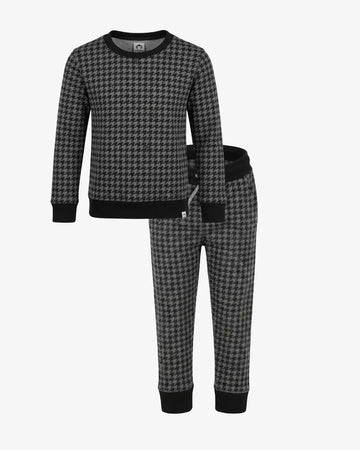 Black Houndstooth Revel Set