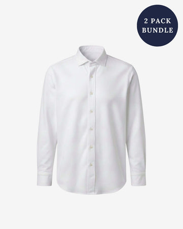 White Standard Dress Shirt 2-Pack