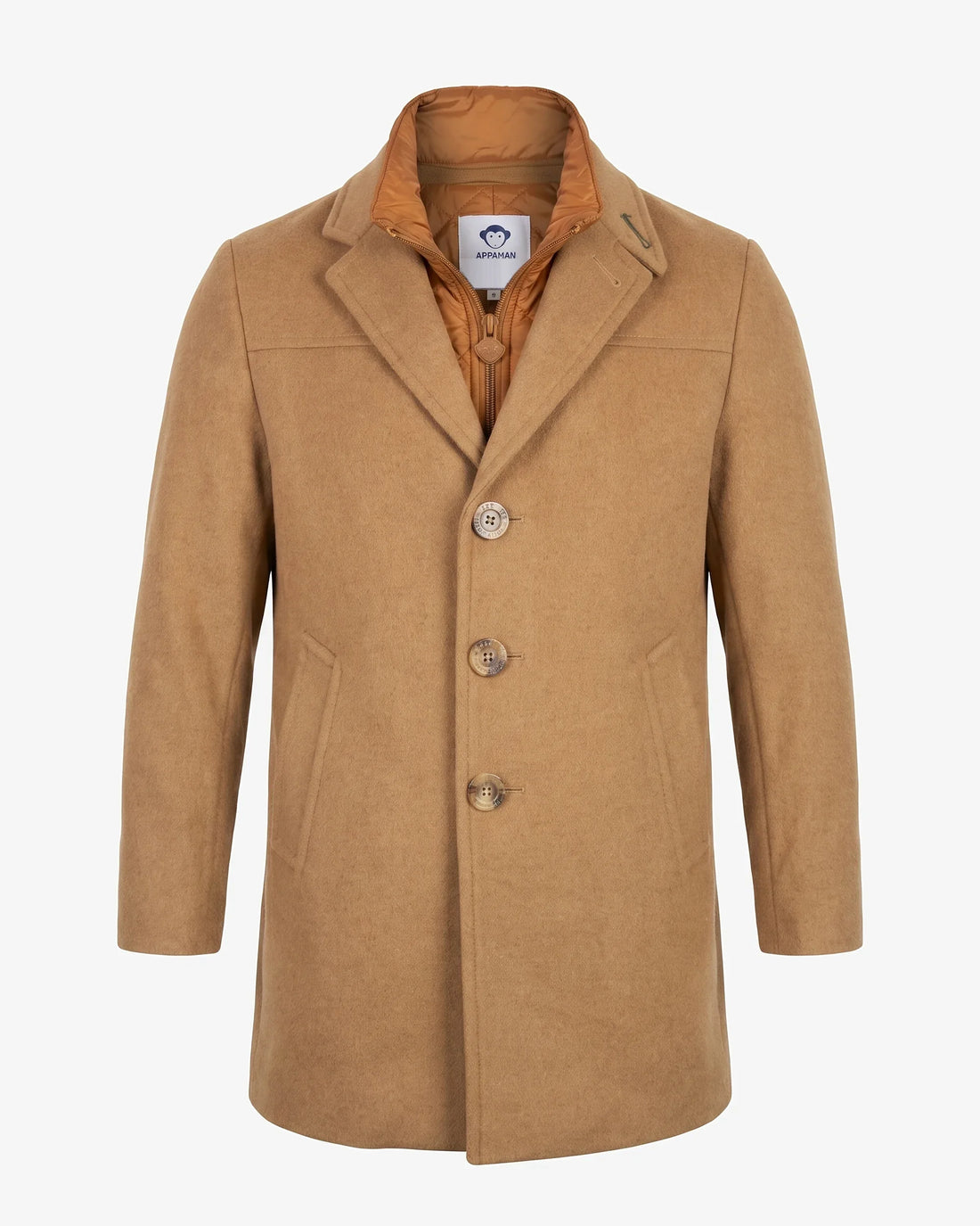 Camel New City Overcoat