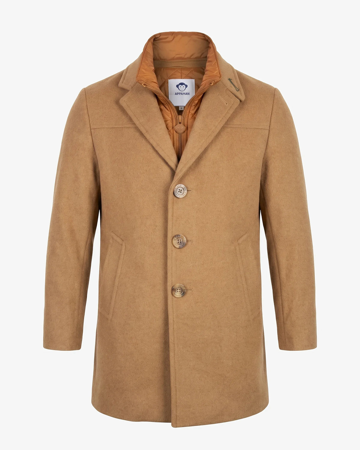 Camel New City Overcoat