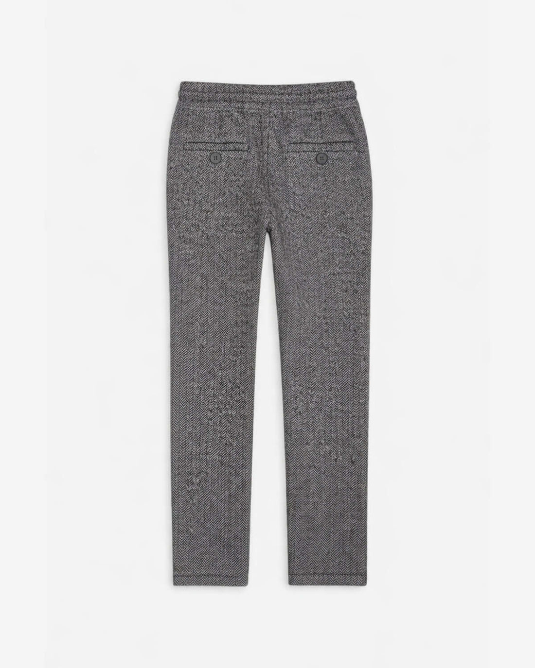 Charcoal Herringbone Everyday Stretch Pants