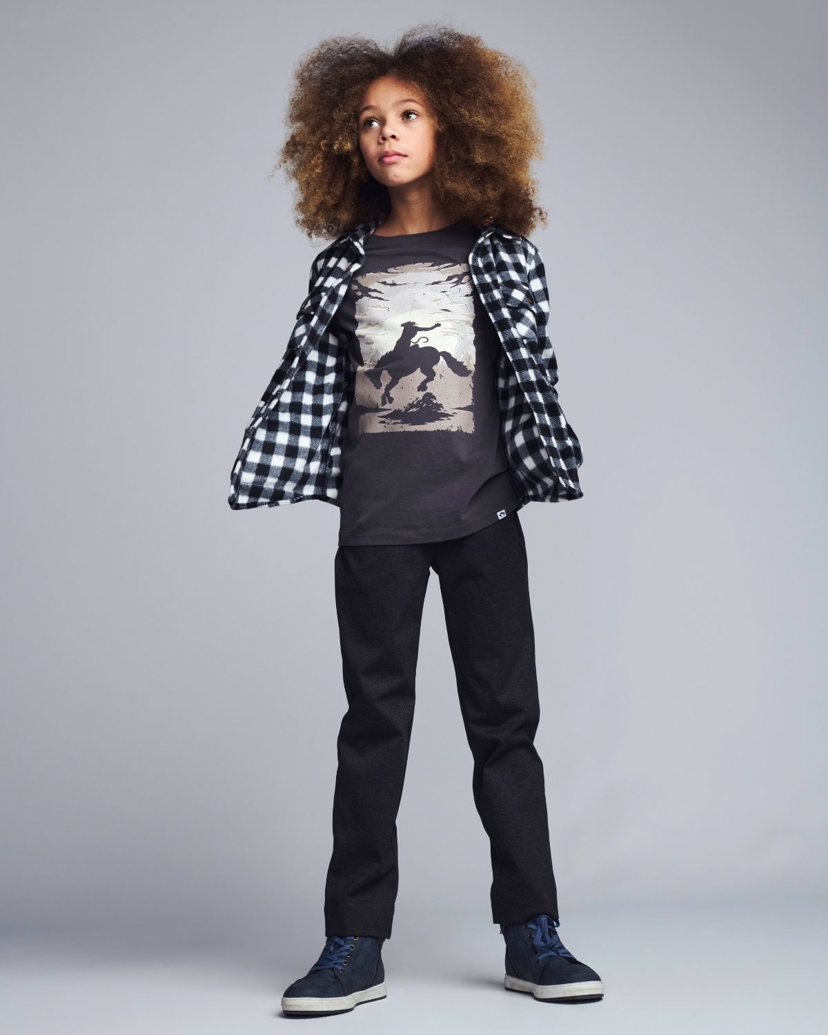Vintage Cowboy Graphic Long Sleeve Tee