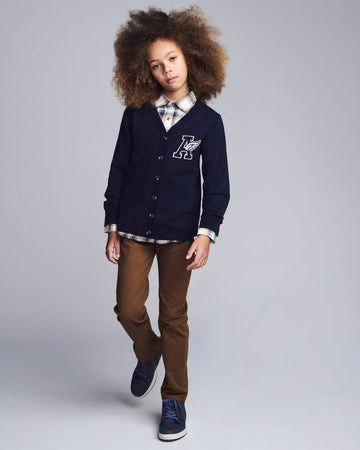 Navy Blue Obi Cardigan