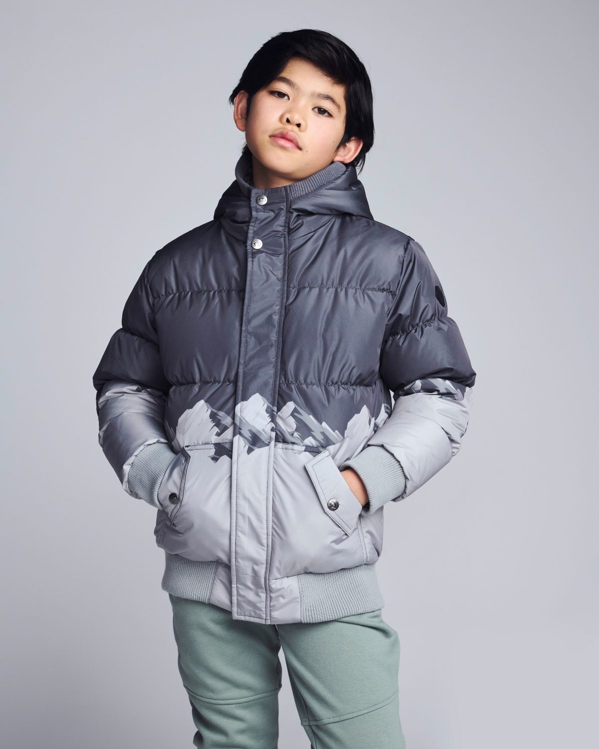 Winterscape Puffy Coat